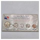 1966 Republic of Panama Coin Set With 40% Silver 1/2 Balboa