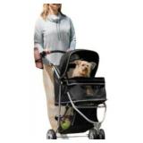 Frisco By Chewy Pet Stroller - Black Folding Dog/Cat Carrier Stroller