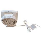 Comfort Zone Portable Electric Heater Fan With Thermostat
