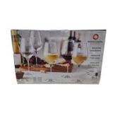 Stölzle Lausitz 8-Piece All Purpose Wine Glass Set in Box - 21.7 oz European Crystal