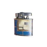 Lot of 4 Vintage Pocket Lighters – Zippo Style, Lift Arm & Decorative Designs