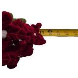 Play Right Hug Me Poinsettia Plant 11” Plush Potted Red Flower Stuffed Toy- New