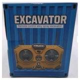 Remote Control Alloy Spray Excavator Truck – 13 Channel 2.4GHz RC Construction Toy New in Box