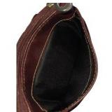 Coin Purse Wallet Small Keychain Faux Leather Burgundy With Removable ID Holder
