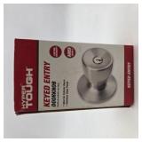Hyper Tough Keyed Entry Doorknob ANSI Grade 3 Stainless Steel Finish Door Lock