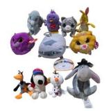 Large Mixed Plush Toy Lot – TY Beanie Boos, Snoopy, Eeyore, Olaf, Disney & More
