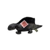 Earthzone & Zovies Dinosaur Plush Lot - Metallic Dimetrodon & Triceratops
