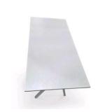 IKEA TROTTEN Rectangular Desk Table Gray Top Metal Legs 63" x 31"