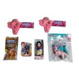 Mixed Novelty Toy Lot - Disney Animators Snow White, Captain America, Iwako Eraser, Bunch O Balloons & Extra Gooey Gum