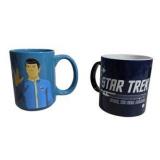 Star Trek Mug & Shot Glass Lot - Spock Live Long and Prosper, Space Final Frontier, Matt’s Bottle Shoppe & Canada Say When