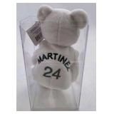 Lot of 9 Bamm Beano’s Baseball Player Plush Bears in Display Boxes – Griffey, Ripken Jr, Sosa, Jones & More