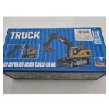 Remote Control Alloy Spray Excavator Truck – 13 Channel 2.4GHz RC Construction Toy New in Box