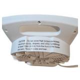 Comfort Zone Portable Electric Heater Fan With Thermostat