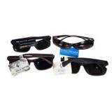 Lot of 4 Sunglasses - Foster Grant, Panama Jack & Solar Shield Polarized Fit Over