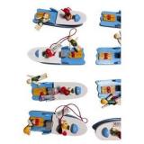 12 Midwest Importers Water Ski Boat Ornaments