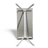 IKEA TROTTEN Rectangular Desk Table Gray Top Metal Legs 63" x 31"