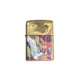Lot of 4 Vintage Pocket Lighters – Zippo Style, Lift Arm & Decorative Designs