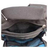 Zoom Day Tripper Laptop Backpack Black And Blue 15"laptop Pocket