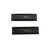 Lot of 2 Hohner Piedmont Blues Diatonic Harmonicas 10 Hole