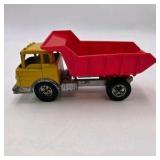 Vintage Hubley Kiddie Toy Diecast Metal Dump Truck & Ny-Lint Cattle Trailer