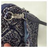 Baggallini Bryant Pouch Wristlet RFID Navy Blue Crossbody Travel Bag
