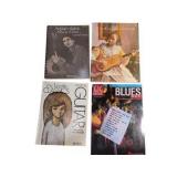 Large Lot Guitar Music Books Classical Blues Harmonica Sheet Music