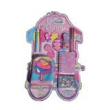 Cotton Candy Stationery & Fun Notes Lot - Lunch Notes, LOVE Notepad, Stickers, Eraser & Mini Set
