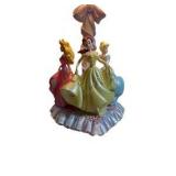 Disney Princess Table Lamp - Belle, Aurora & Cinderella Figurine Base, Tested Working