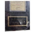 Dale Earnhardt “The Intimidator” Racing Tire Plaque - Big Apple Card Company NASCAR Memorabilia