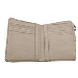 Lot - Safe Keeper Wallet And Coin Purse Small Pink White Tan Plaid Snap And Zip