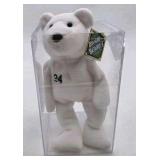 Lot of 9 Bamm Beano’s Baseball Player Plush Bears in Display Boxes – Griffey, Ripken Jr, Sosa, Jones & More