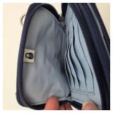 Baggallini Bryant Pouch Wristlet RFID Navy Blue Crossbody Travel Bag