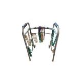 Medline Folding Walker With Wheels and Beaded Necklaces