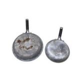 Kitchen Lot - Calphalon Pans, Glass Lid, 9 Gray Bowls & Snowman Oven Mitt