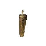 Vintage Brass Boot-Shaped Lidded Container / Decor