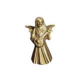 Brass Angel Napkin Rings & Candle Snuffer Sets in Green Cases