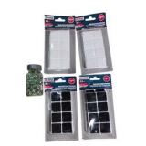 Mixed Craft Supplies Lot - Pom-Pom Kits, Hook & Loop Fasteners, Glitter & Photo Hanger Lines