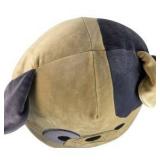 Squishmallows Large 16” LOAFER Brown Tan Bulldog Spotted Dog 2024 Plush NWT