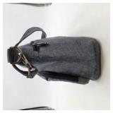 Lug Samba Shoulder Bag RFID Protected Multi Pocket Travel Purse Heather Gray