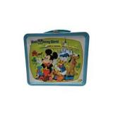 Vintage Walt Disney World Metal Lunch Box Aladdin Industries Disney Characters