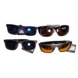 Lot of 4 Sunglasses - Foster Grant, Panama Jack & Solar Shield Polarized Fit Over