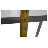 IKEA TROTTEN Rectangular Desk Table Gray Top Metal Legs 63" x 31"