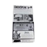 CheekSpeak Hands-Free Phone Call Holder & Sudski Shower Drink Holder Novelty Lot