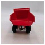 Vintage Hubley Kiddie Toy Diecast Metal Dump Truck & Ny-Lint Cattle Trailer