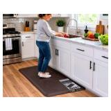 Mon Chateau Anti-Fatigue Comfort Gel Mat 20" x 42" Brown