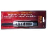 Mixed Novelty & Household Lot – Bar-B Fork Digital Grilling Fork, Feit LED Bulb, Toy Figures & Plastic Bullet Belts