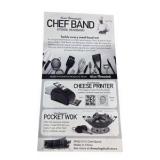 30 Watt Shower Drink Holder & Henri Rémoulade Chef Band Utensil Headband