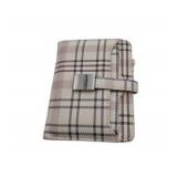 Lot - Safe Keeper Wallet And Coin Purse Small Pink White Tan Plaid Snap And Zip