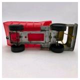 Vintage Hubley Kiddie Toy Diecast Metal Dump Truck & Ny-Lint Cattle Trailer