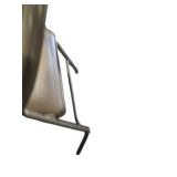 4 Uline H-2522 Padded Folding Chairs - Tan Vinyl Seat and Back